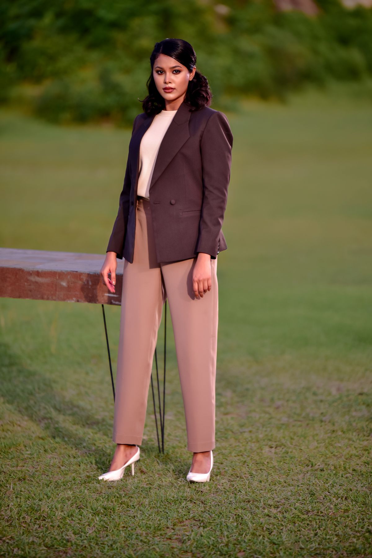 A woman in professional clothing in Bangladesh